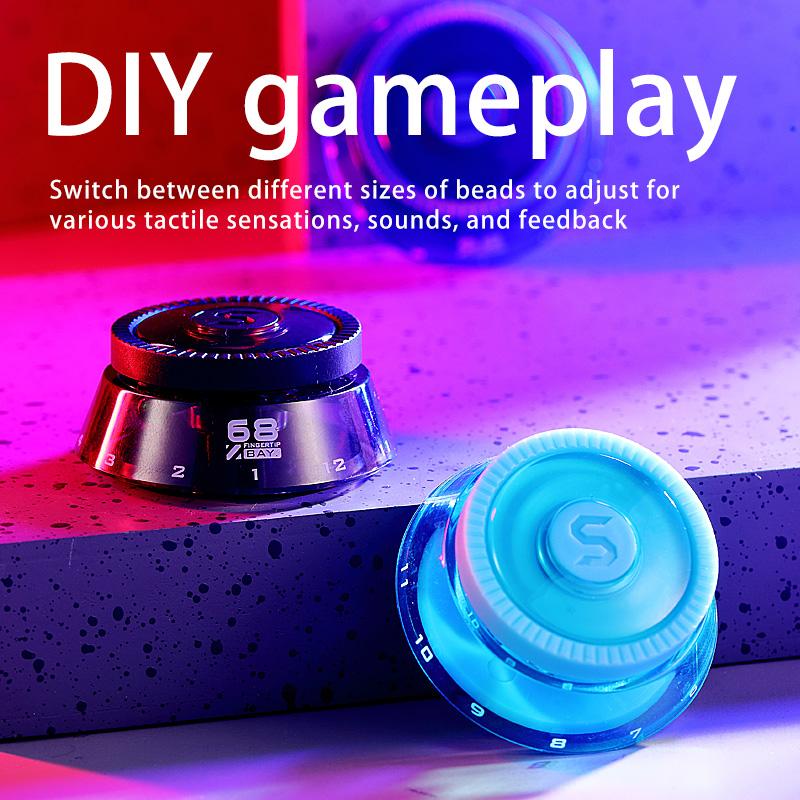 Magnetic Lucky Roulette EDC Ratchet Fidget Spinner Finger Toy Adult Stress-relieving Toy ADHD Tool Gift for Kids