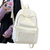 Schoolbag Mori Ins New High-value Fresh and Sweet Bow Backpack Junior High School Lightweight Leisure Travel Backpack