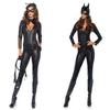 2018 New Halloween Sexy One-Piece Clothes and Trousers Dsstage Performance Dress One-Piece Suit Paint Leather Suit Stage Wear