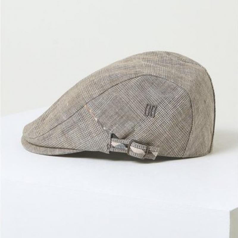 DakS Men S Brown Logo Hunting Cap Dbhe5e754w3