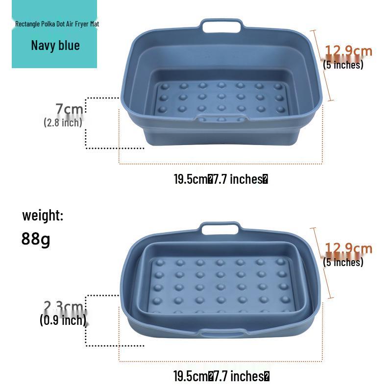 Silikonowa Forma do Pieczenia i Mata do Frytkownicy Powietrznej - Silikon Spożywczy