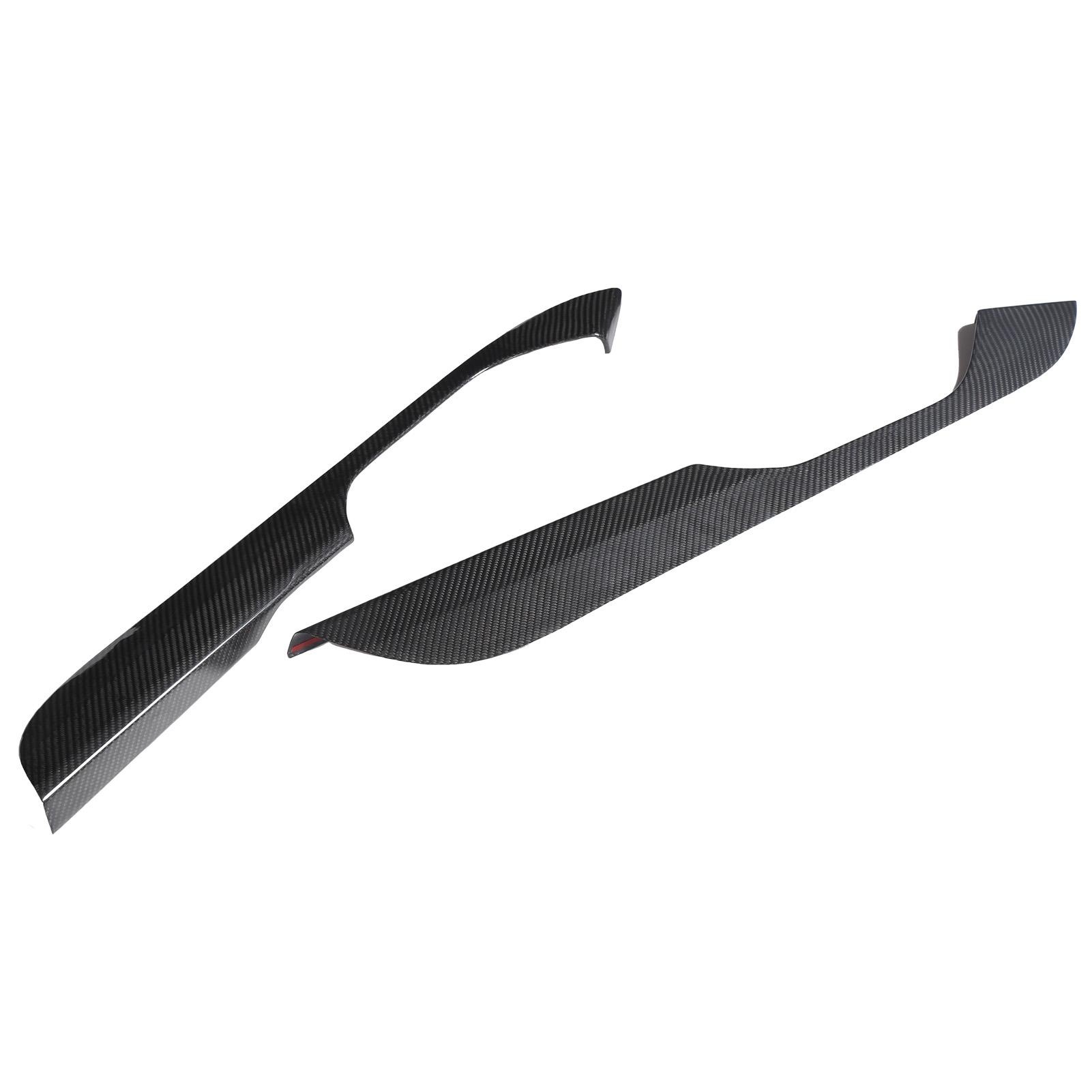 

2 шт. Боковая рамка переключения передач, декоративная накладка из углеродного волокна, замена для Cayenne 20182021