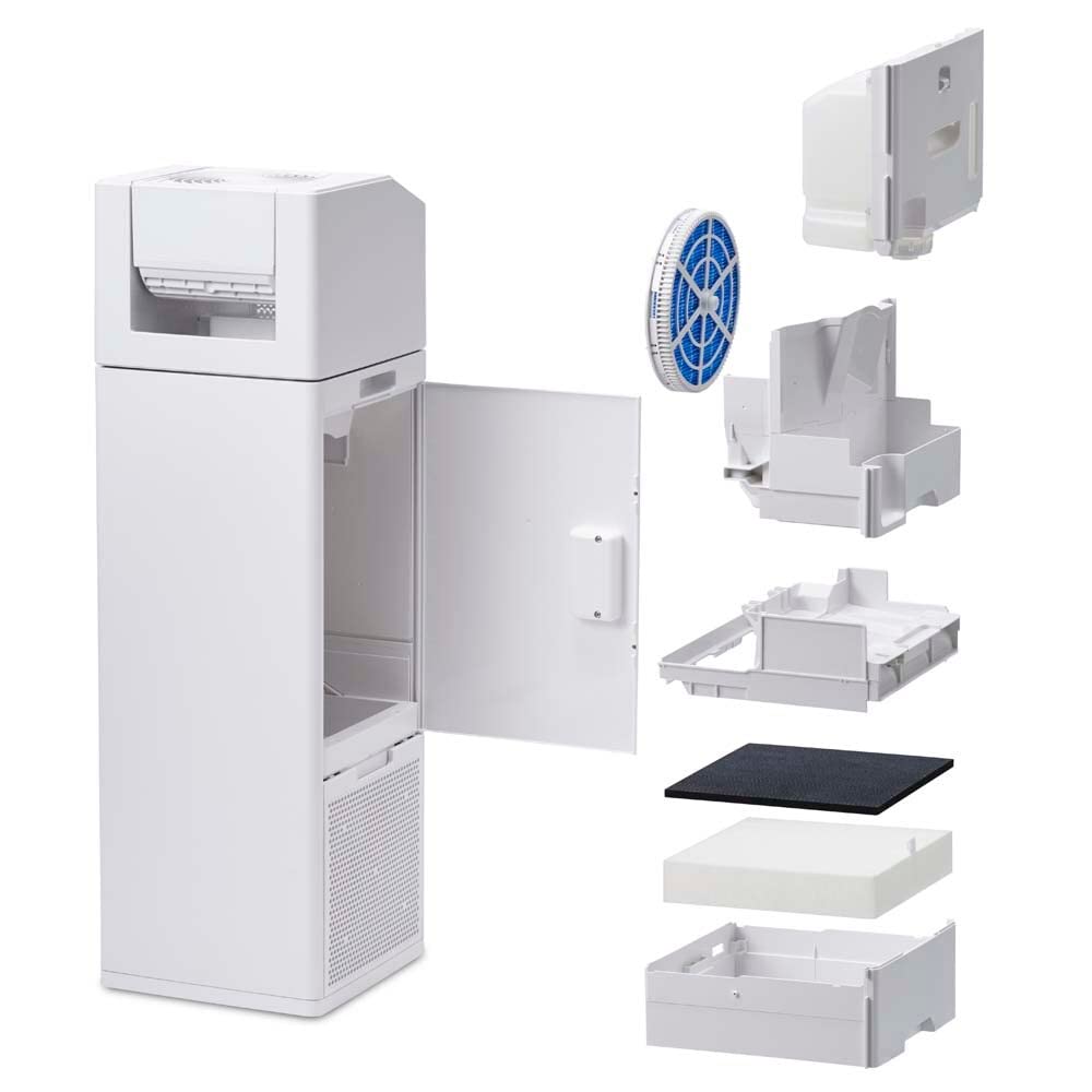 IRIS OHYAMA Zvlhčovač vzduchu s cirkulačním filtrem, bílý KCHA-A55-W