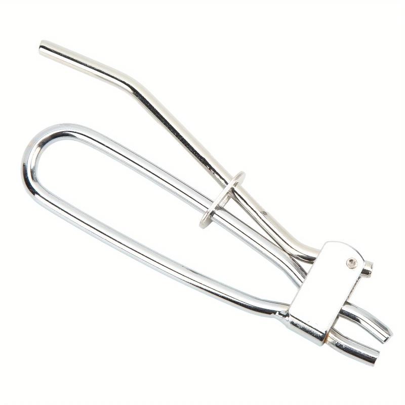 1PC Brake Hose Pinch Steel Chrome Finish 12mm Opening Rounded Jaw Edges Fuel Pipe Clamp Tool for Coolant Line Car Parts