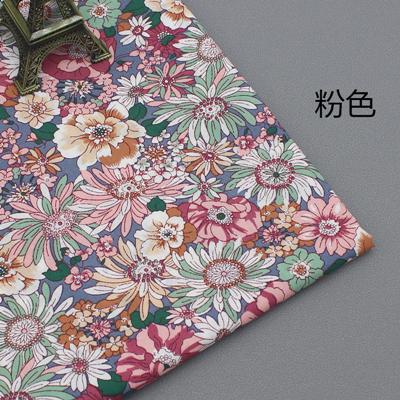 145x50cm Poplin Pastoral Floral Fabric DIY Children's Wear Cloth Make Bedding Quilt Decoration Home Tablecloth Sewing Cloth