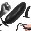 Nový stimulátor dilatace bodu G pro dospělé Nafukovací anální vibrátor Anální dilatátor Velké dildo Anální vkládání Sexuální hračky Mužské sexuální hračky