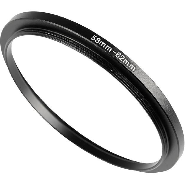 72-77mm Metal Step-Up/Down Ring Adapter Compatible with Mirrorless Cameras DSLR Lens, UV CPL ND Filter Thread Converter, Black
