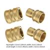 4 Pack 3/4 Inch Pressure Washer Quick Connect Garden Hose Adapters, Easy Installation, Directly
