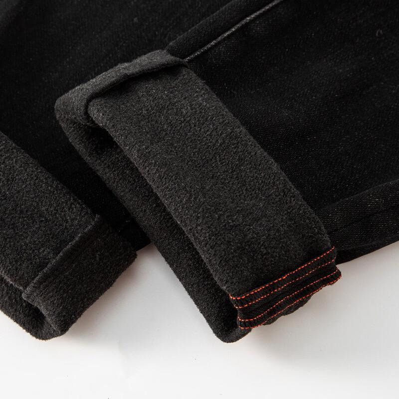 RAIN.CUN Women's High-Waist Skinny Fleece-Lined Ankle Jeans