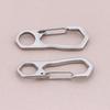 2/5Pcs Stainless Steel Keychain Carabiner Buckle Outdoor Camping Spring Snap Hooks Dog Chain Key Chain Tool Clips Accessories