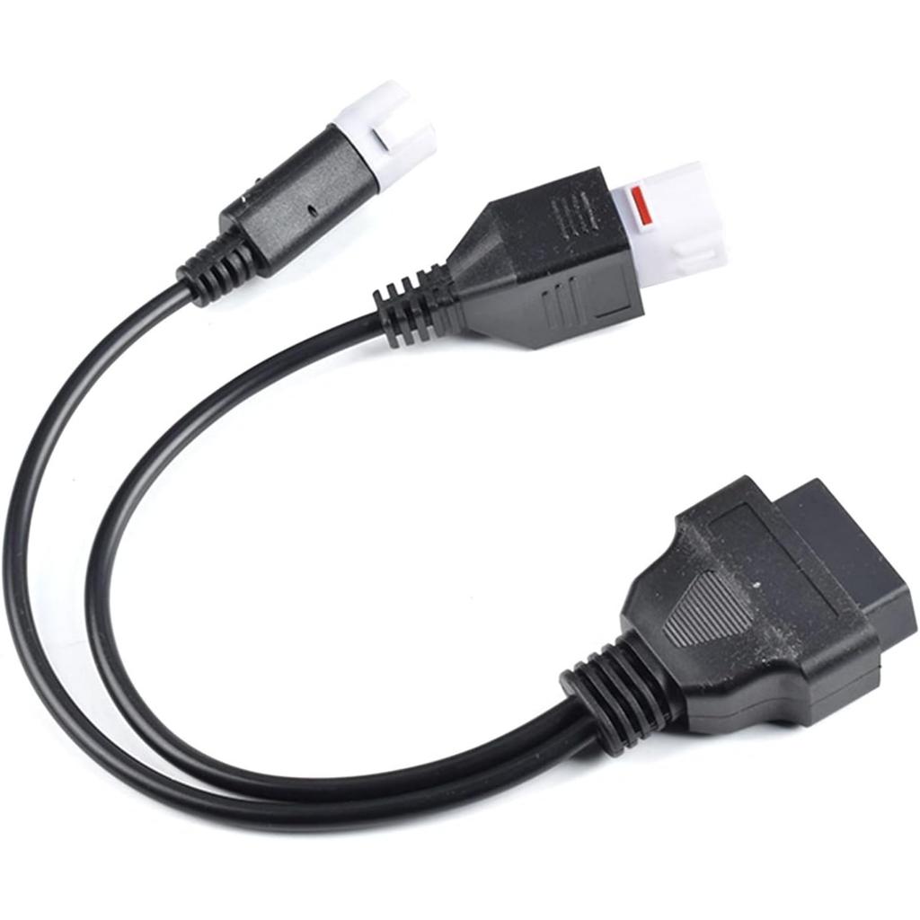 3 Pin + 4 Pin + 6 Pin Motorcycle OBD Diagnostic Cable 4 Pin Cable 3 Pin OBD2 6 Pin 3 In 1 Male Adapter Cable Motorcycle Diagnostic Cable