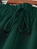 European Summer Solid Color Wide Leg Pants - Plus Size, Slimming, Versatile, Casual Retro Design