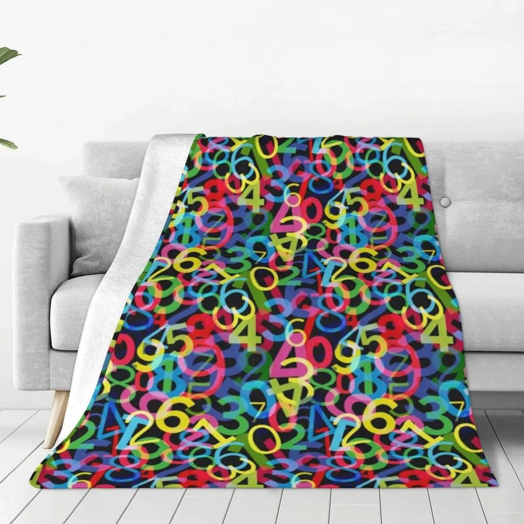 Funny Math Blankets Quantum Physics Airplane Travel Flannel Bedding Throws Super Soft Bedroom Customized Bedspread Gift