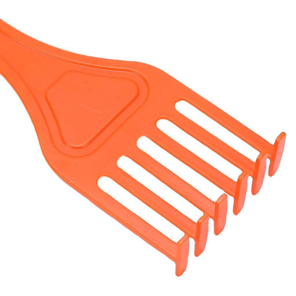 Mini Rake Head Rotating Handle Plastic Rake Tool for Removing Leaves Debris From Roofs Gutters