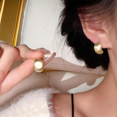 Women's Matte Stud Anniversary Gift Earrings