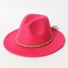 Western cowboy hat, vintage wide-brimmed jazz woolen hat, men's ribbon felt hat, Mongolian street dance Tibetan knight hat