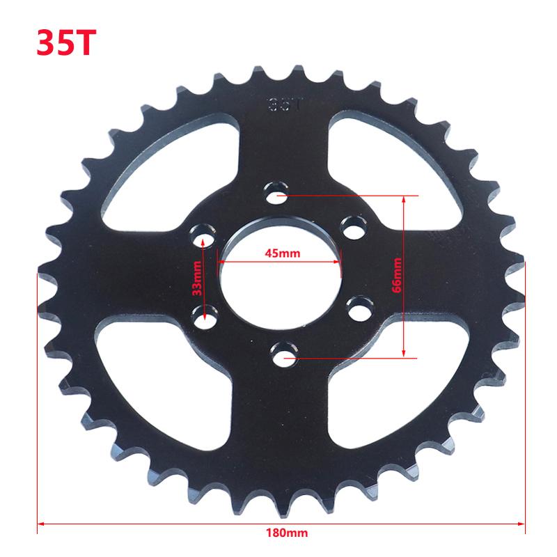 1Pcs ATV UTV Rear Chain Plate 530 35T 6 Hole TAOTAO GY6 150CC 250CC Sprockets Parts