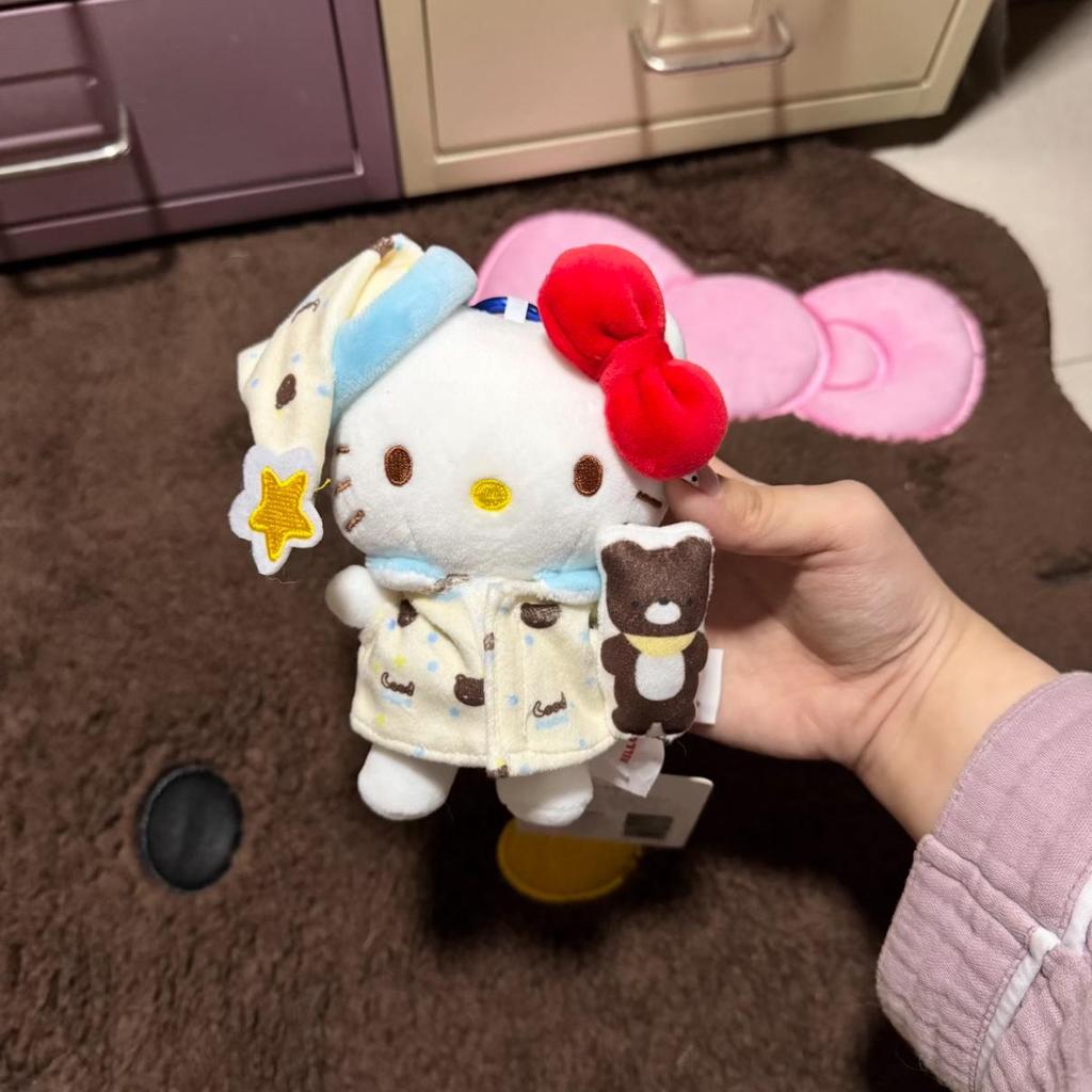 Sanrio Hello Kitty Plush Keychain Charm Strap for Car Decoration