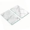 Kitchen Multifunctional Decorative Tempered Glass Boards Marble 2X30X52 Cm