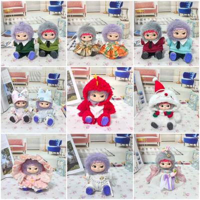 Christmas Gift  WAKUKU 20cm Doll Costume Change  Surprise Blind Box Unboxing Pet Fashion Party Outfit with Storage Bag