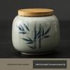 Hand-painted Ceramic Tea Caddy