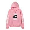 Men Women Fleece Hoodie Gojo Manga Art Two Sleeve Vertical Japanese Characters Casual Anime Hooded Sweatshirt