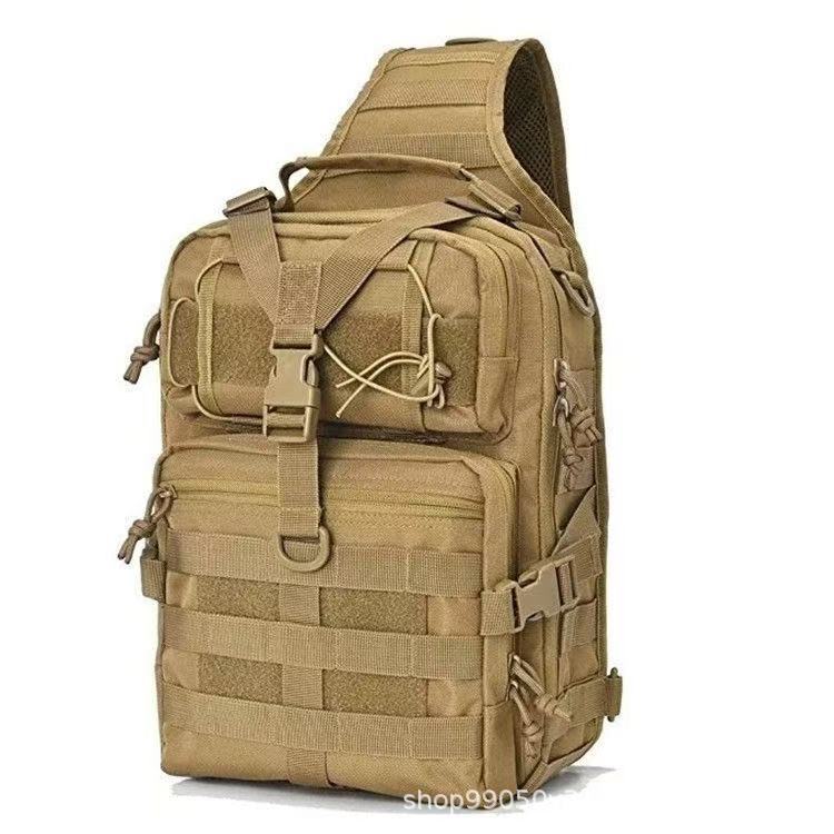 Rilibegan Brusttasche Wasserdichte Oxford Einzel-Schultertaschen Taktische Brusttaschen Große Kapazität Crossbody-Taschen Camouflage Brusttasche