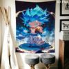 Vegeta Wall Tapestry Aesthetic Wall Hanging Printed Fabric Blanket Decorative Tapestries For Bedroom Living Room Home Decor