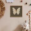 Antique Picture Frame Butterfly Paintings Wall Art Wall Hanging Decoration Wood Frame Easy Installation Home Accent