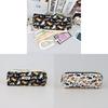 Canvas Cat Pencil Case For Middle School Students With Cute Cartoon Design For School Supplies