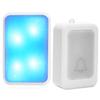 Home Wireless Flash Doorbell: 12 Strobe Lights, Strong Light Reminder, High Volume, Ideal for Elderly/Deaf-Mute, Service Call Button, Silent Mode.