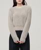 MUSINSA STANDARD WOMAN Women'S Fuzzy Crew Neck Knit [Warm Grey]