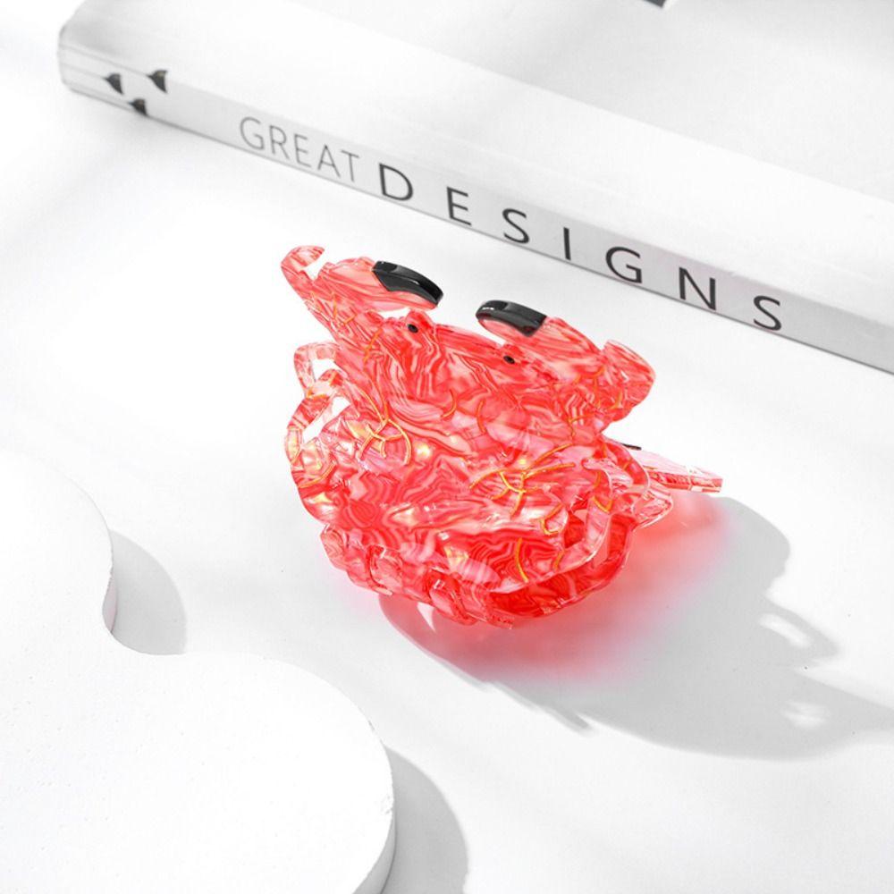 Korean Style Crab Fish Hair Claw Sweet Geometry Shark Clip Hairpin Ocean Animal Hair Clip Travel
