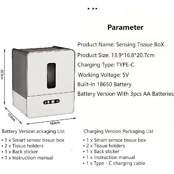 Automatic Paper Towel Dispenser Touchless for Kitchen Bathroom Wall Under Counter Mount Auto Cabinet Smart Touch Commercial Holder Electric Motion