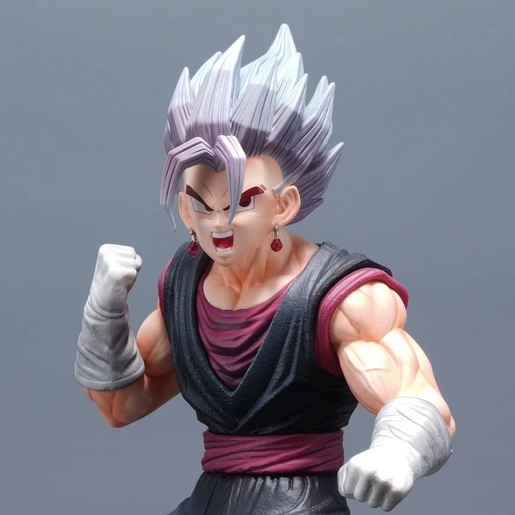 27cm/10.63inch Dragon Ball Z Vegetto Figure Super Saiyan Action Figure PVC Statue Desktop Ornament Collectible Model Toys Gifts