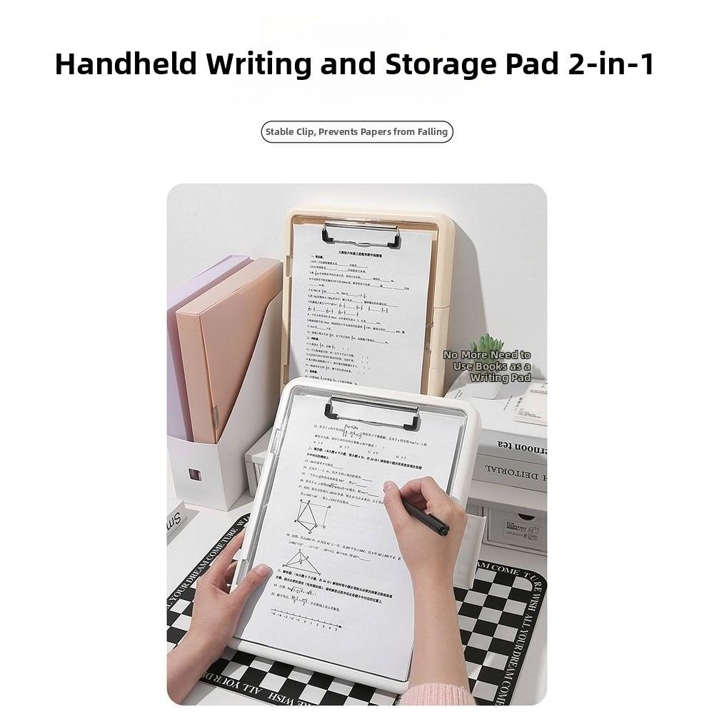 Double Layer A4 Clipboard with Storage Document Organizer Document Folder  Office Use