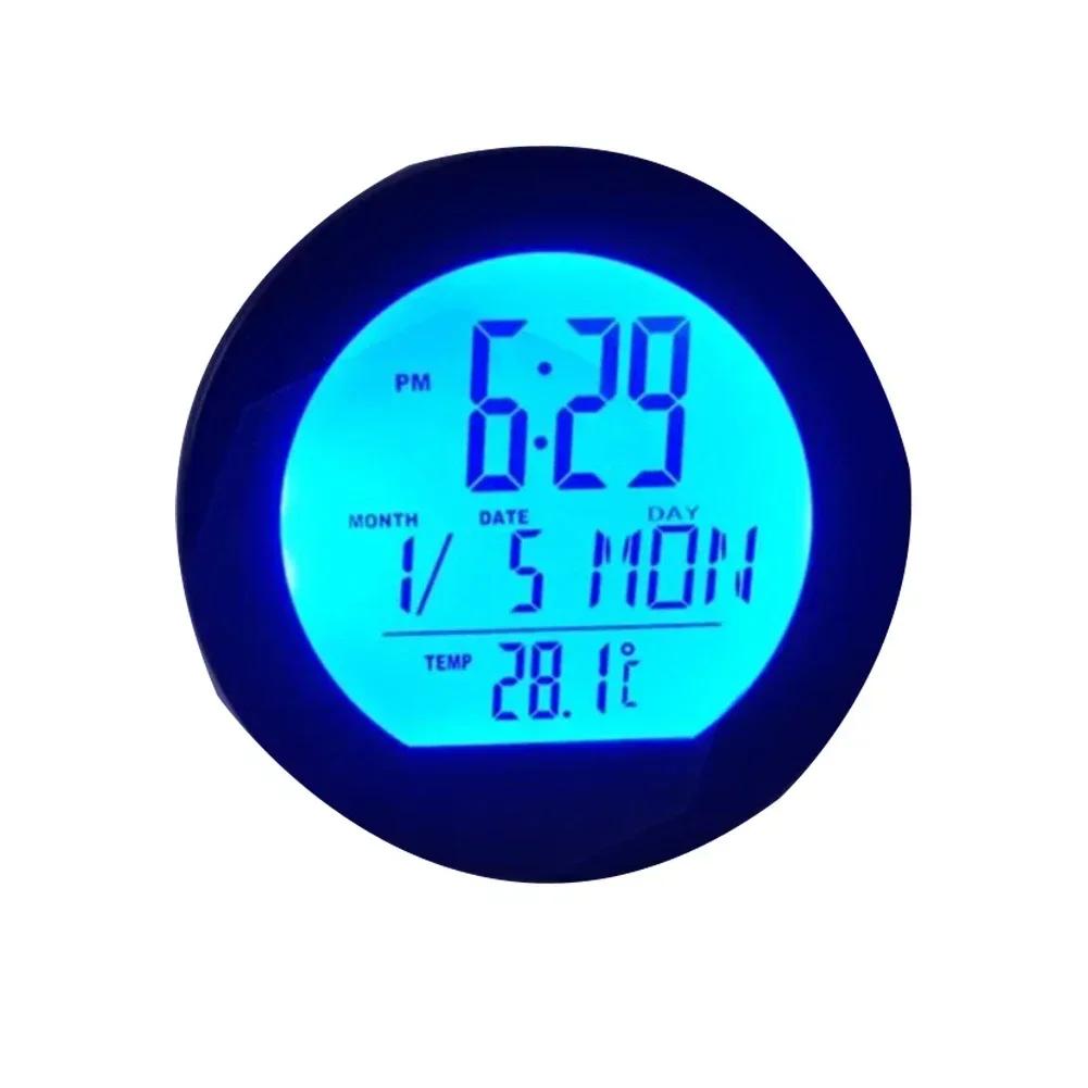 Auto LCD digitální hodiny teploměr teplota měřič napětí monitor baterie měřič napětí teplota tester pro motocykl auto