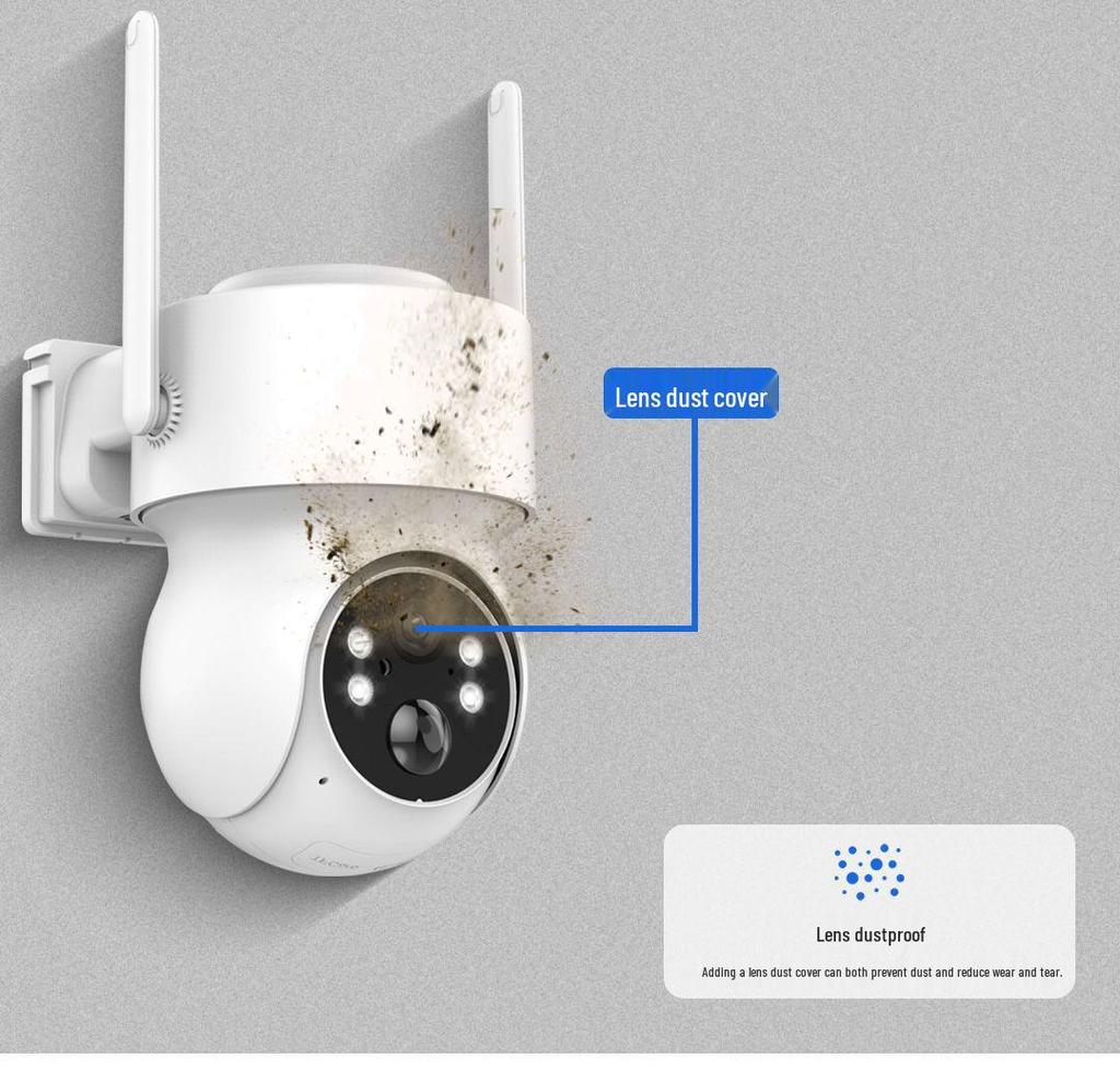 ICSEE Solar-Powered Remote Home Camera with Ultra-Long Standby and No Plug Required