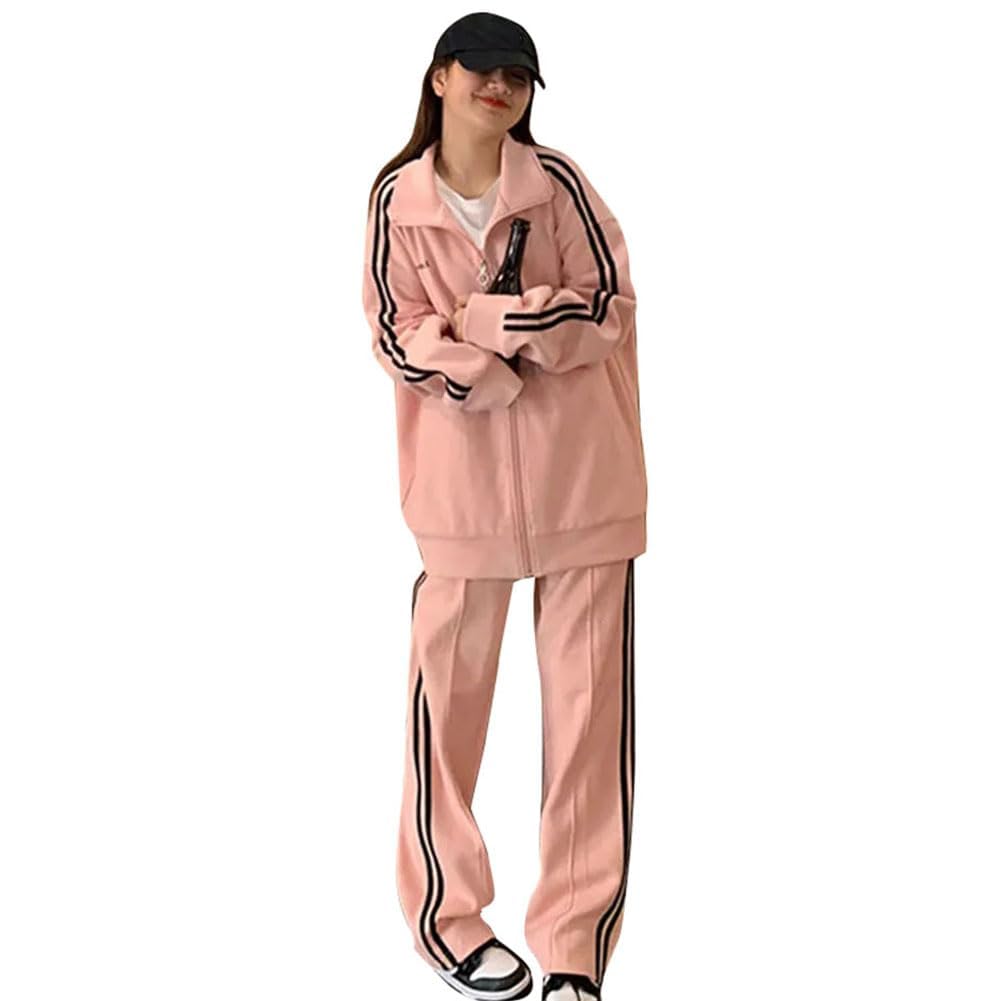 NOLCCTN Casual Tracksuit Long Sleeve Training LHL127 Women's Korean-Style Set, Hoodie, Sportswear, Loungewear, Activewear, Jersey, Comfortable,