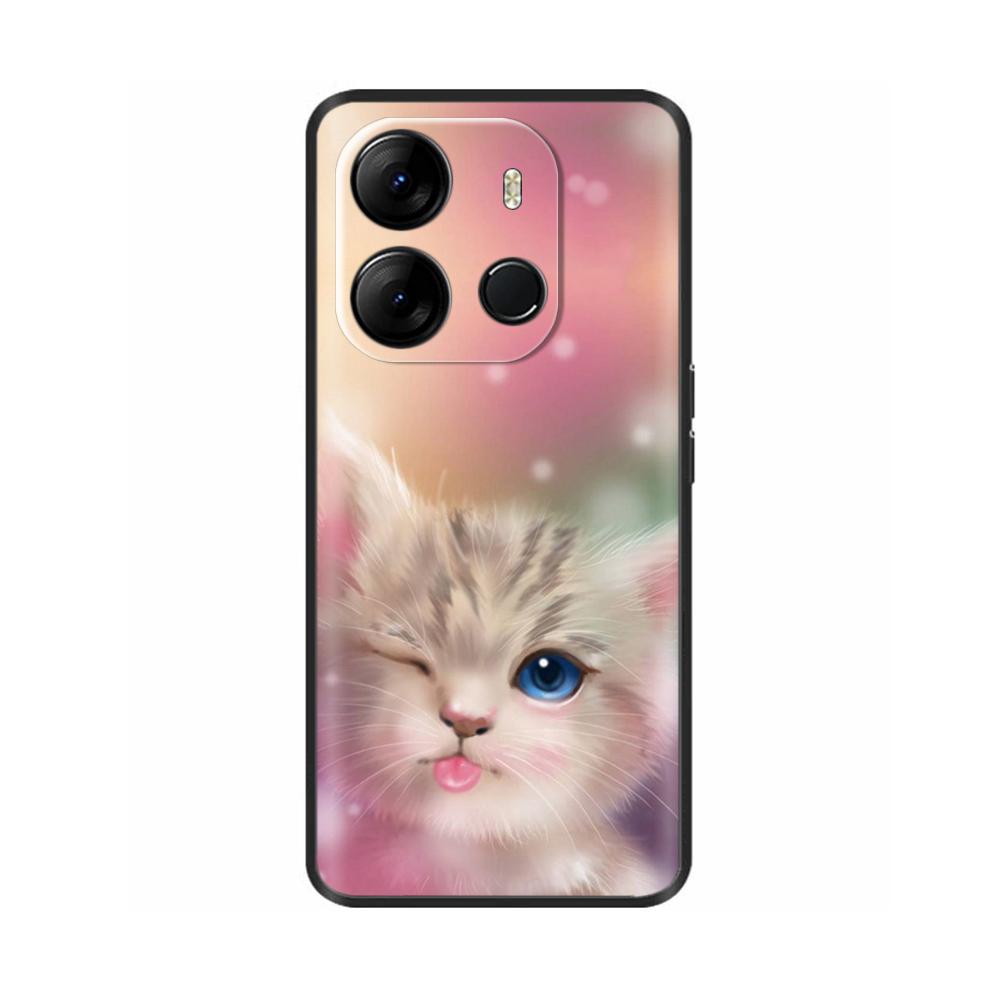 Für Spark Go 2023 Hülle Weiche Schwarze Silikon-Stoßstangenabdeckung Für Tecno Spark Go 2023 BF7n Abdeckung Capa Protect Handyhülle Etui