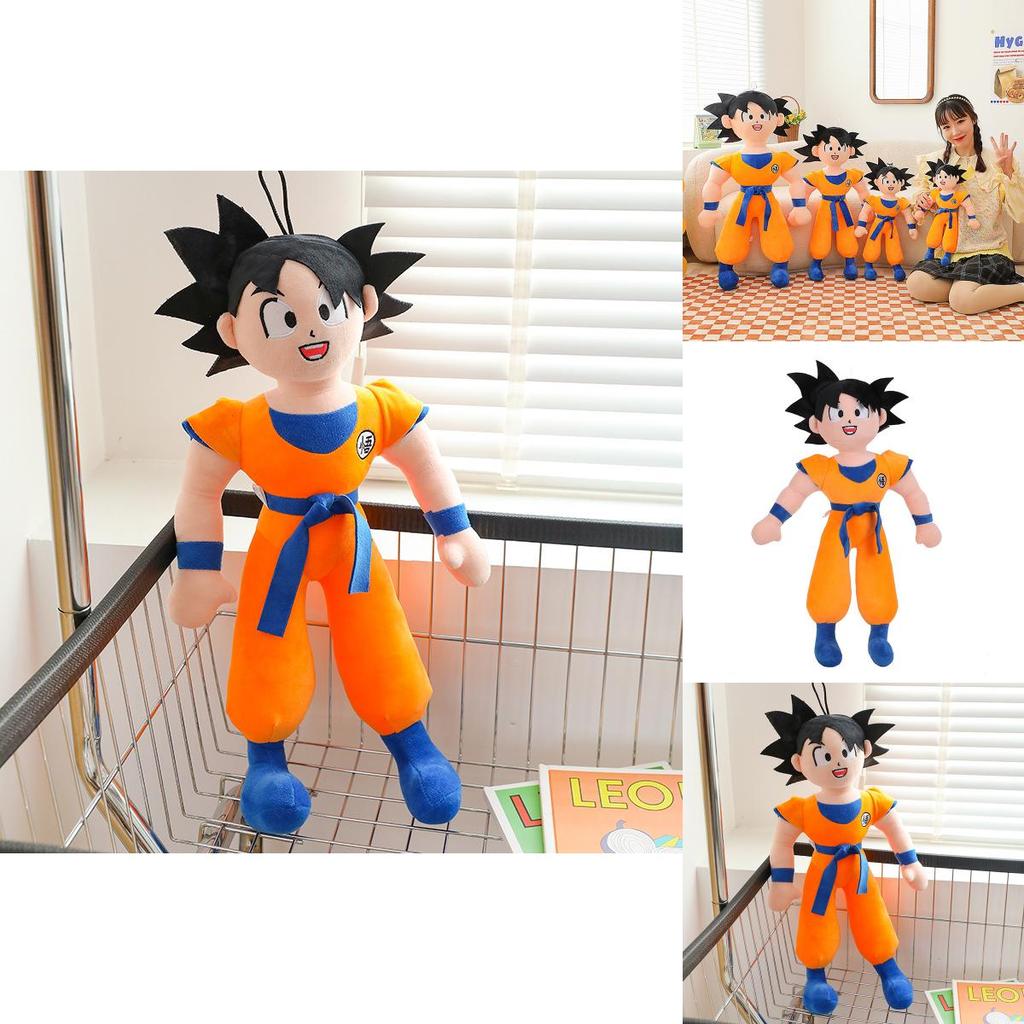 Peluche Premium di Dragon Ball Z Goku Vegeta Trunks Giocattolo Morbido Riempito per Collezionisti