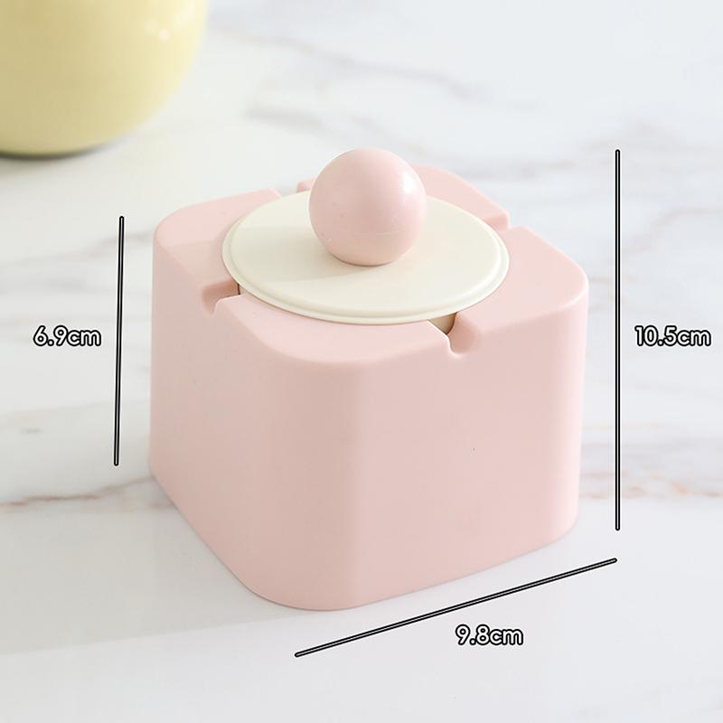 Creative Ashtray Plastic Home Internet Cafe Office Ashtray Enlarged With Lid Anti-Fly Ash Ashtray Ornaments