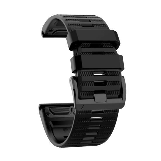 26mm Silicone Sports Watch Wrist Strap Band for Garmin Fenix 6X 5X 3 HR D2 Bravo