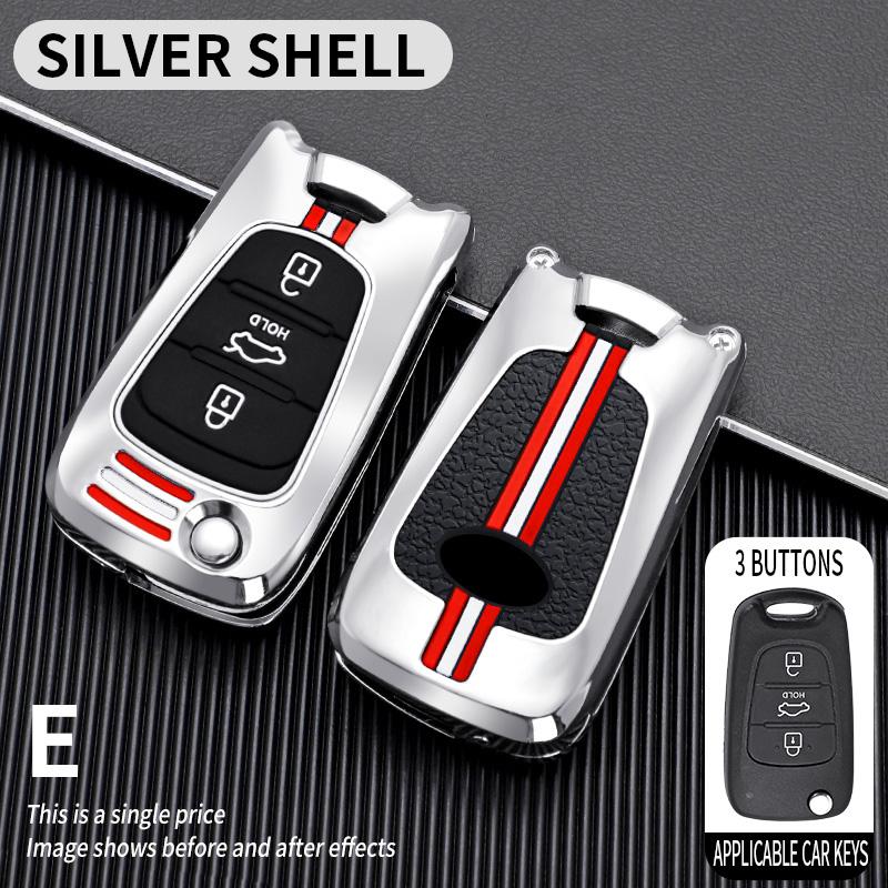 Car Key Case Cover Shell FobFor Kia Sportage Rio 3 Soul Optima Ceed Pro K5 K2 Pride For Hyundai Ix35 I20 I30 Ix20 Elantra Accent