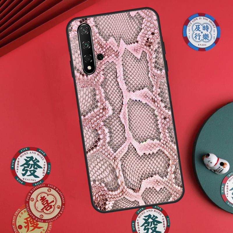 Schlangenhaut-Print Für Huawei Nova 12s 7i 8i 11i 12i Y73 Y70 Y90 Y60 Y72 Y61 Y91 9 10 SE P30 Pro P40 Lite Hülle