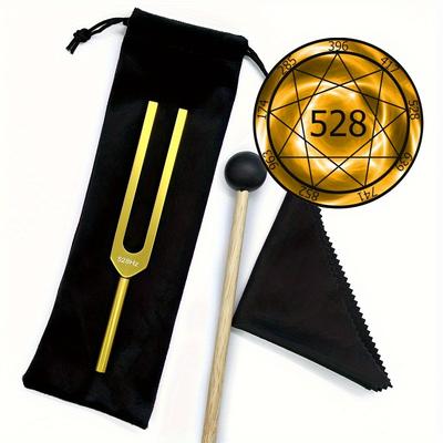 סט אחד של כלי ניקוי אוזניים 528 הר רעידות אוזניים מזלגות כוונון אוזניים ויברטור מיושן כלי ניקוי אוזניים רעידות אוזניים מזלגות ניקוי אוזניים
