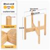 Cross-Shaped Floor Flower Stand - Succulent & Bonsai Display Rack for Living Room or Balcony