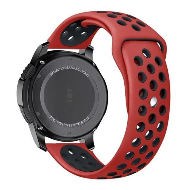 20mm 22mm Silicone Strap for Samsung Galaxy Watch 7 6 5 4 Classic 5pro/Gear S3 Bracelet for Huawei Watch 4/3/GT5 4 2e 46mm Band