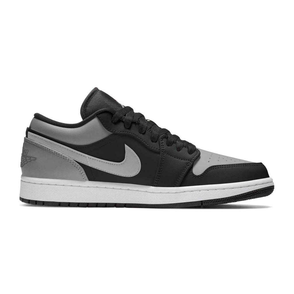 Jordan Air Jordan 1 Low top Skateboard Shoes Unisex Black Gray 553558-132(Team162-SBOX)