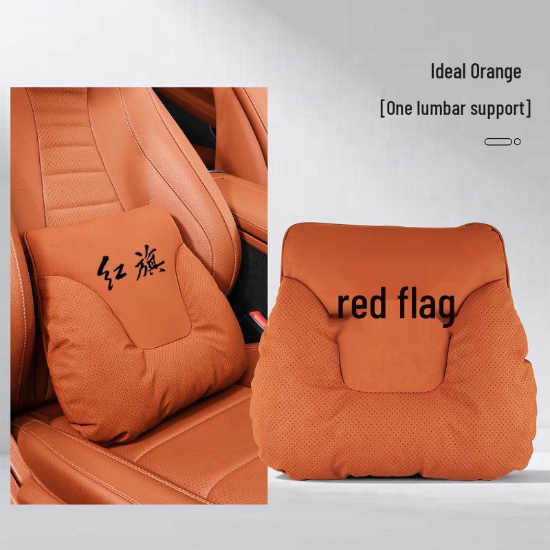 Compatible Headrest Neck & Lumbar Support Cushion for Hongqi HS5/H5/HS7/H7/H9 Vehicles